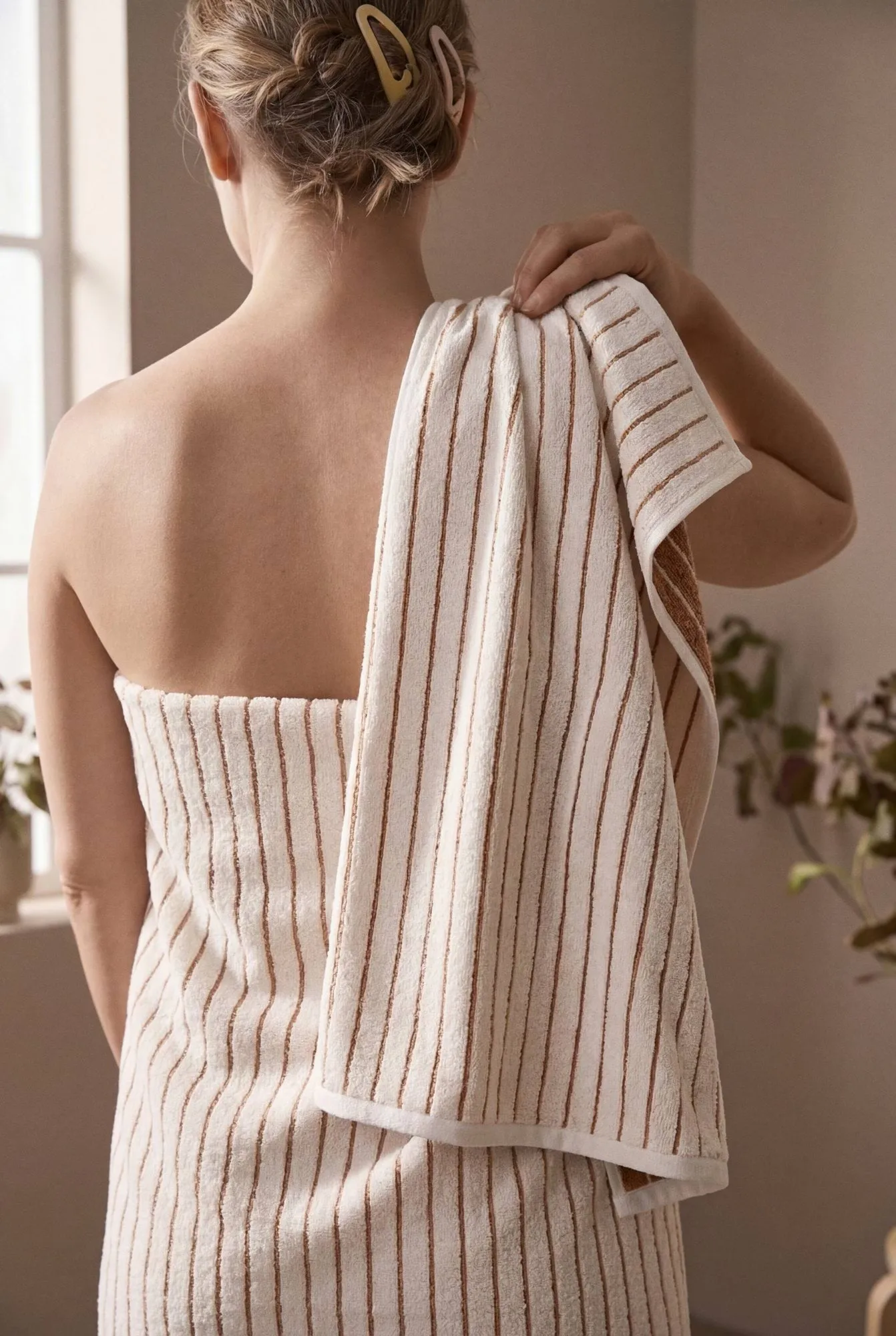 Soft Handduk, Off-white, 70x140 cm Juna