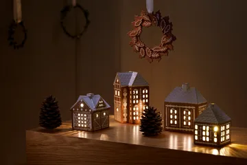 Gingerbread julkrans Ø18.5 cm - Brun - Kähler