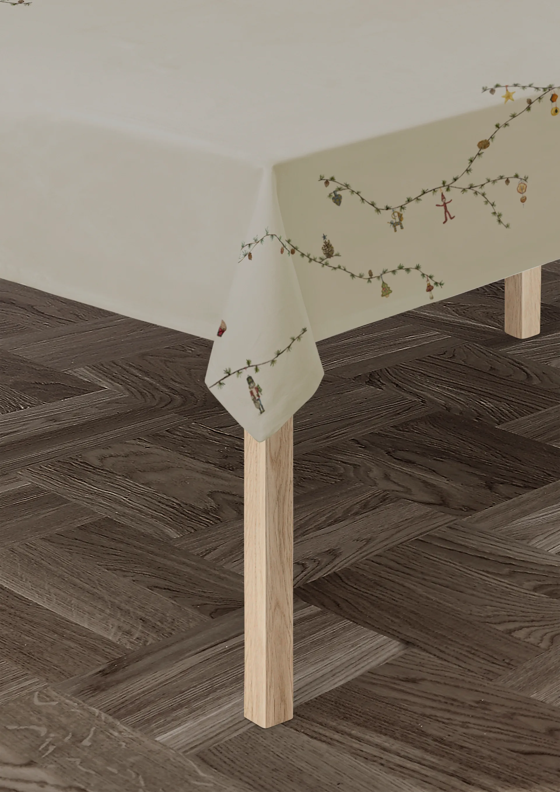 Hammershøi Christmas Duk sand, 150x270 cm Kähler