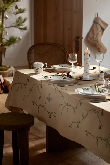 Hammershøi Christmas Duk sand - 150x370 cm - Kähler