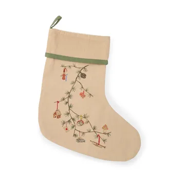 Hammershøi Christmas Julstrumpa - Beige - Kähler