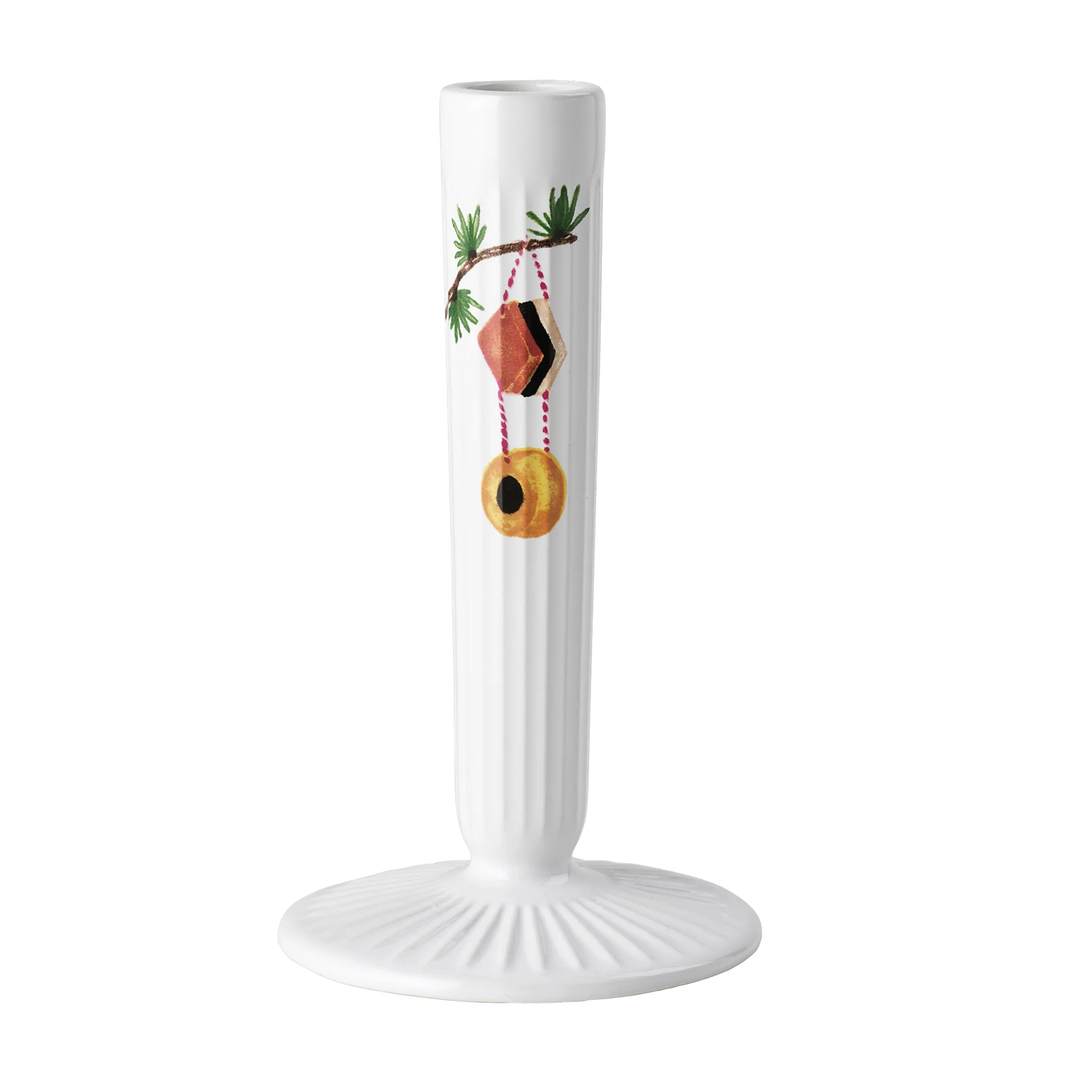 Hammershøi Christmas ljusstake vit, 16 cm Kähler