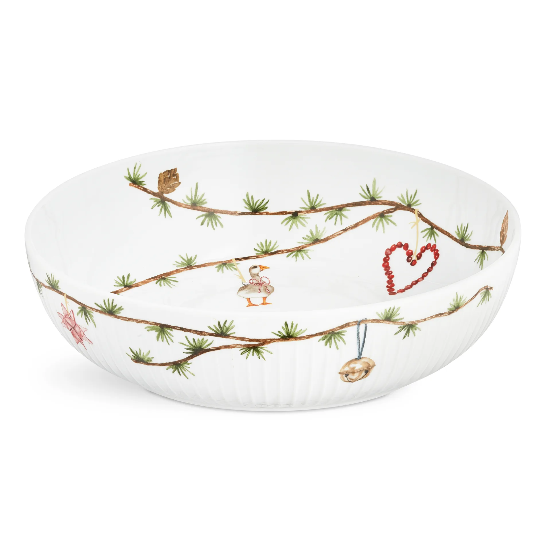 Hammershøi Christmas skål Ø30 cm, Vit Kähler