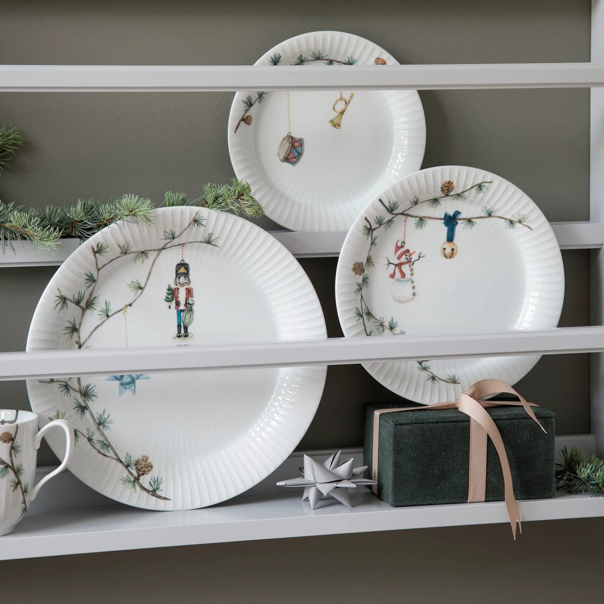 Hammershøi Christmas tallrik, 22 cm Kähler
