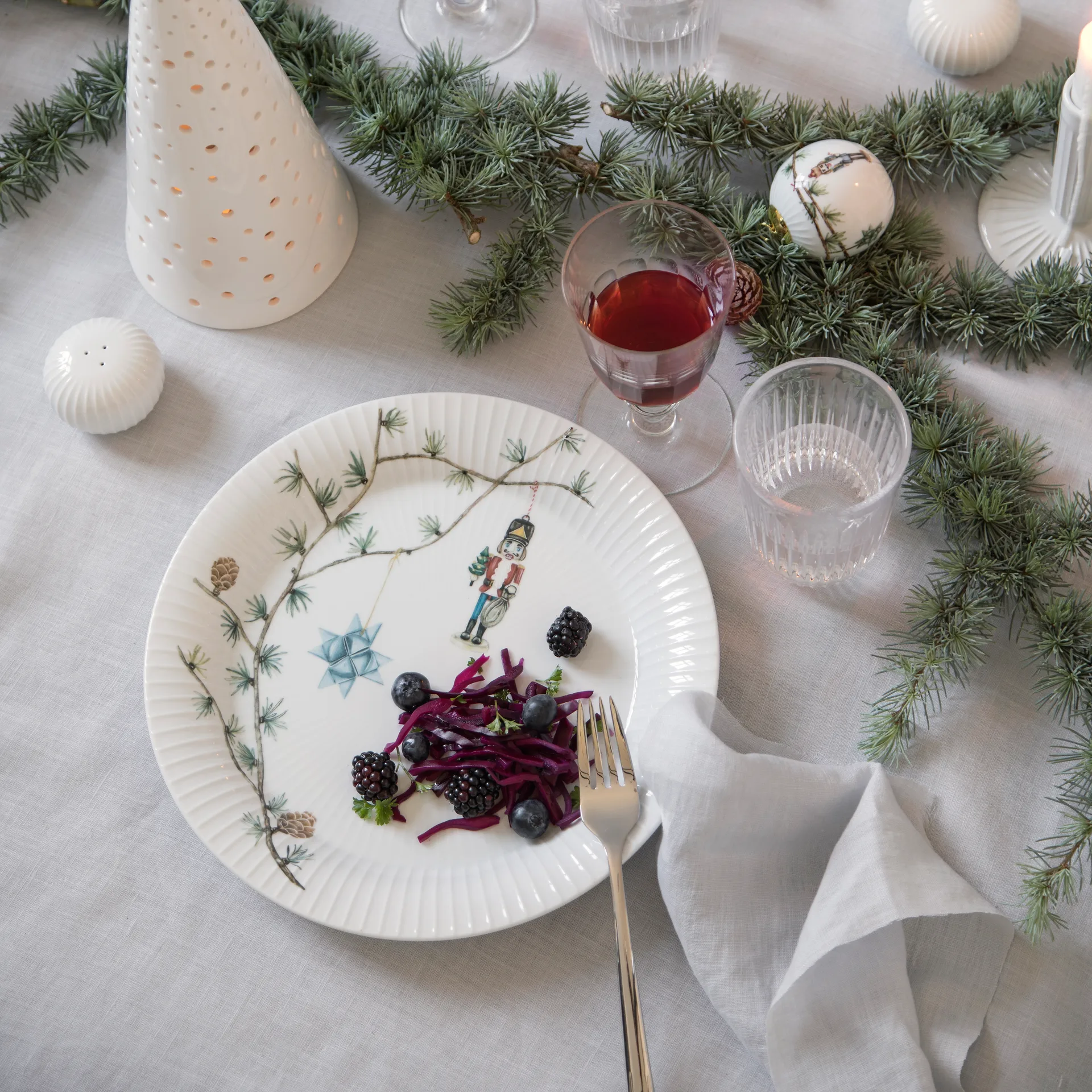 Hammershøi Christmas tallrik, 27 cm Kähler