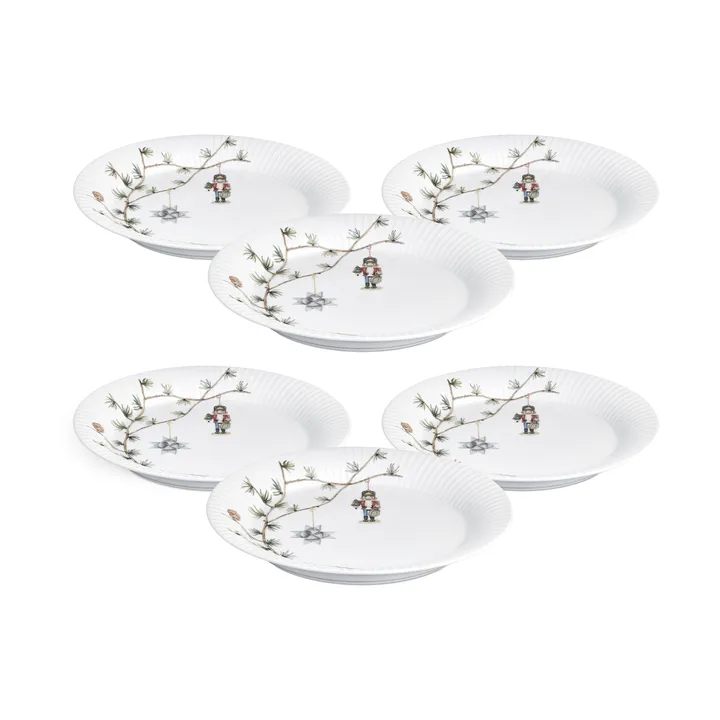 Hammershøi Jul tallrik Ø27 cm 6-pack - Kähler