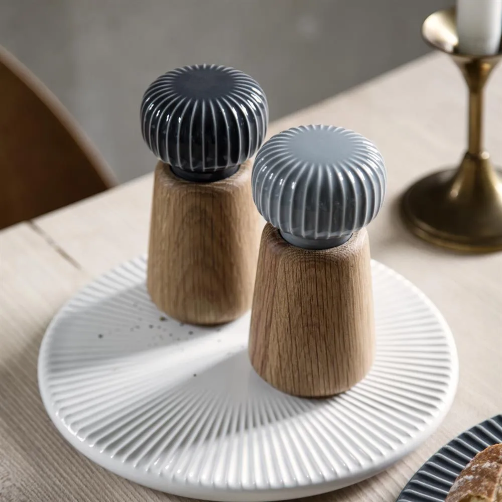Hammershøi kryddkvarn liten, Antracitgrå, 14 cm Kähler