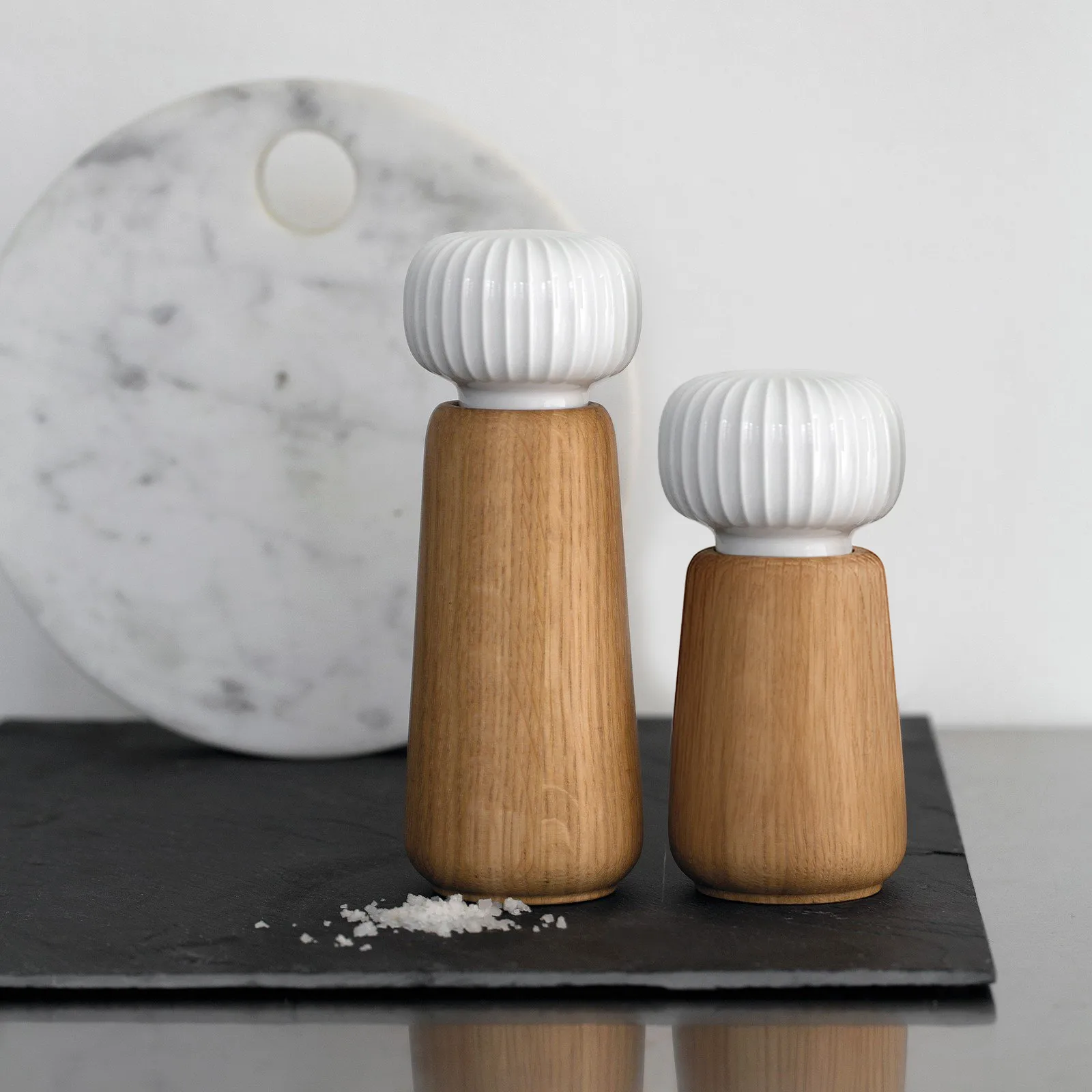 Hammershøi kryddkvarn liten, Vit, 14 cm Kähler