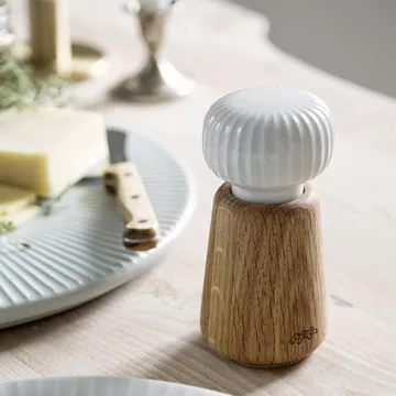 Hammershøi kryddkvarn liten - Vit, 14 cm - Kähler