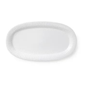 Hammershøi serveringsfat oval 40x22,5 cm - Vit - Kähler