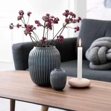 Hammershøi vas - Antracitgrå, mini 10 cm - Kähler