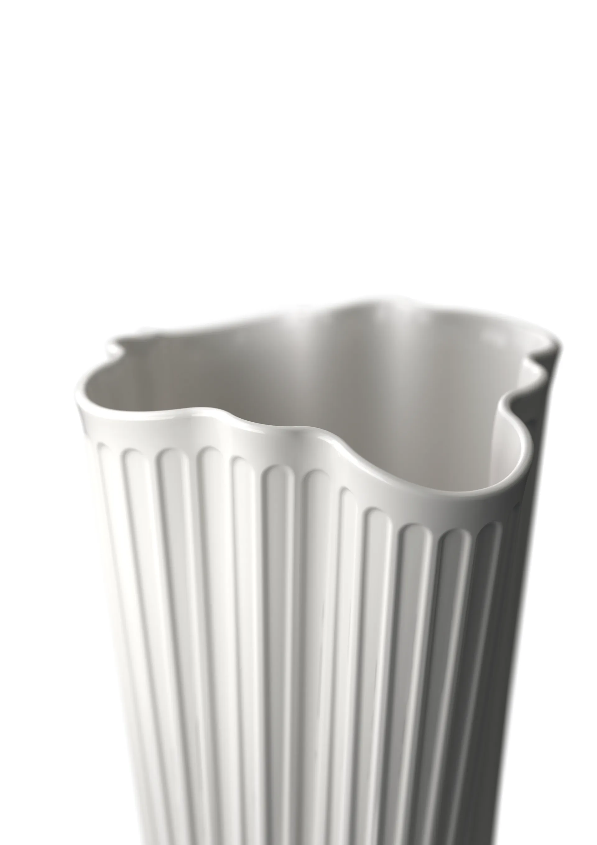 Hammershøi vas unfold, Vit, 16,5 cm Kähler