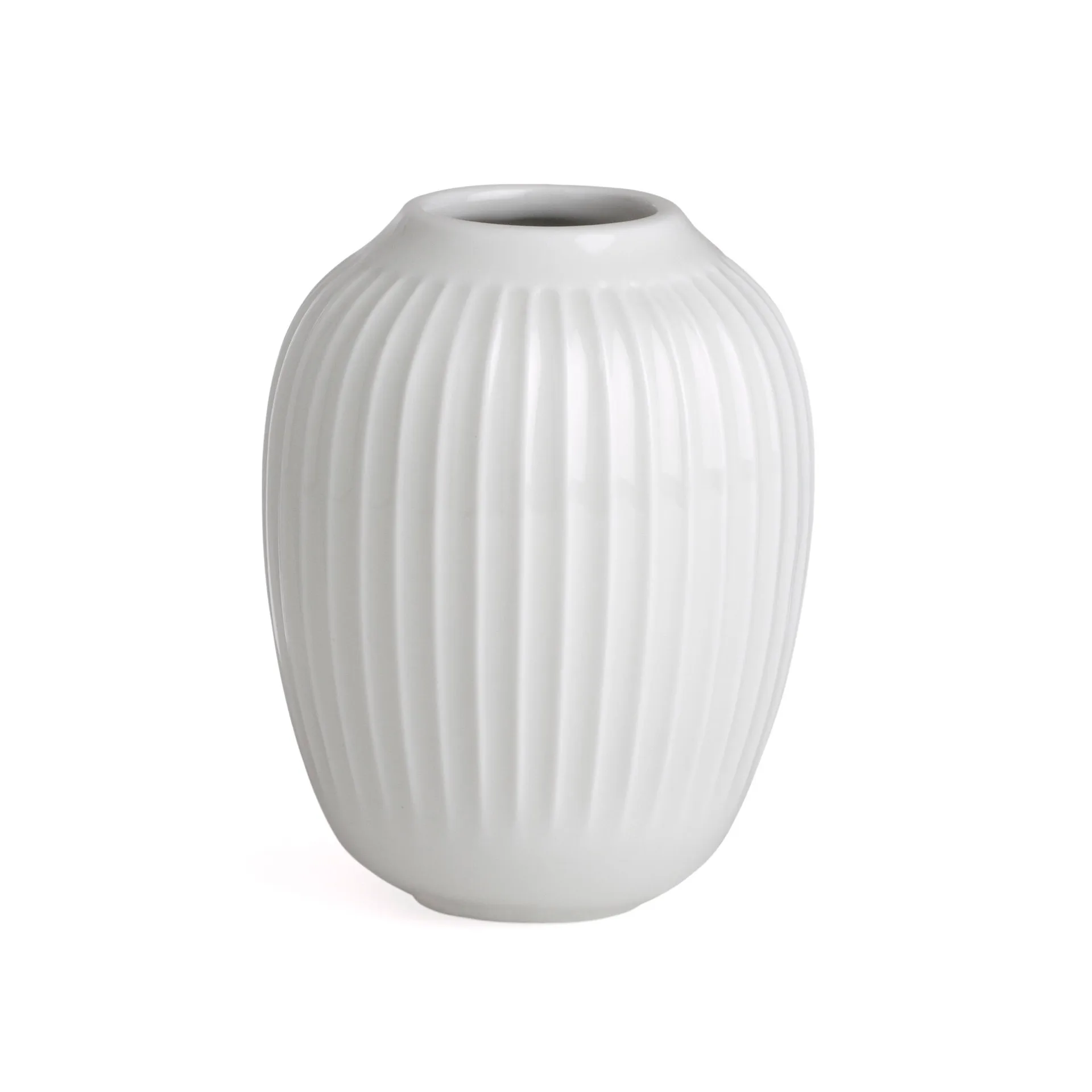 Hammershøi vas, Vit, mini 10 cm Kähler