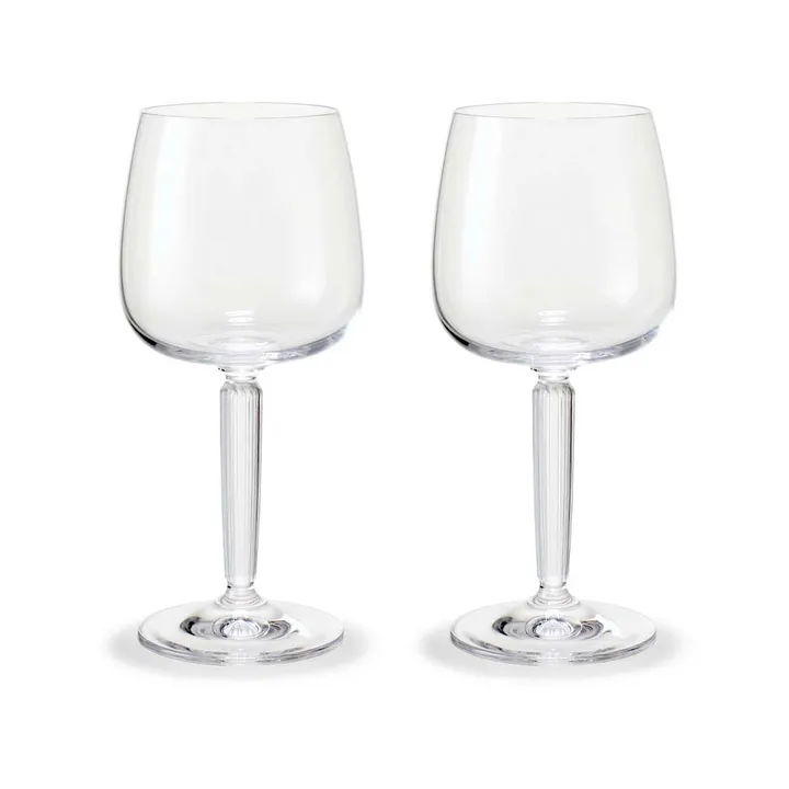 Hammershøi vitvinsglas 35 cl 2-pack - Klar - Kähler