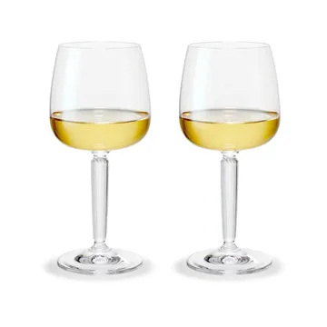 Hammershøi vitvinsglas 35 cl 2-pack - Klar - Kähler