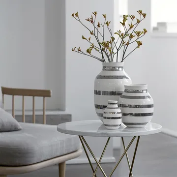 Omaggio vas silver - liten - Kähler