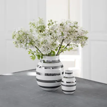 Omaggio vas silver - liten - Kähler