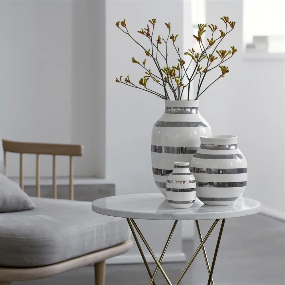Omaggio vas silver, mellan Kähler