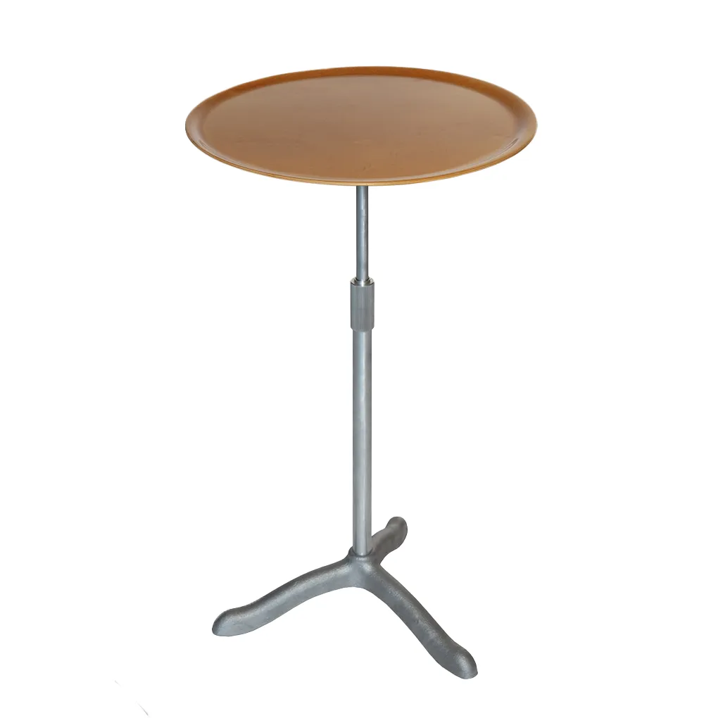 Cassis soffbord Ø37 cm, Aluminium-birch Källemo