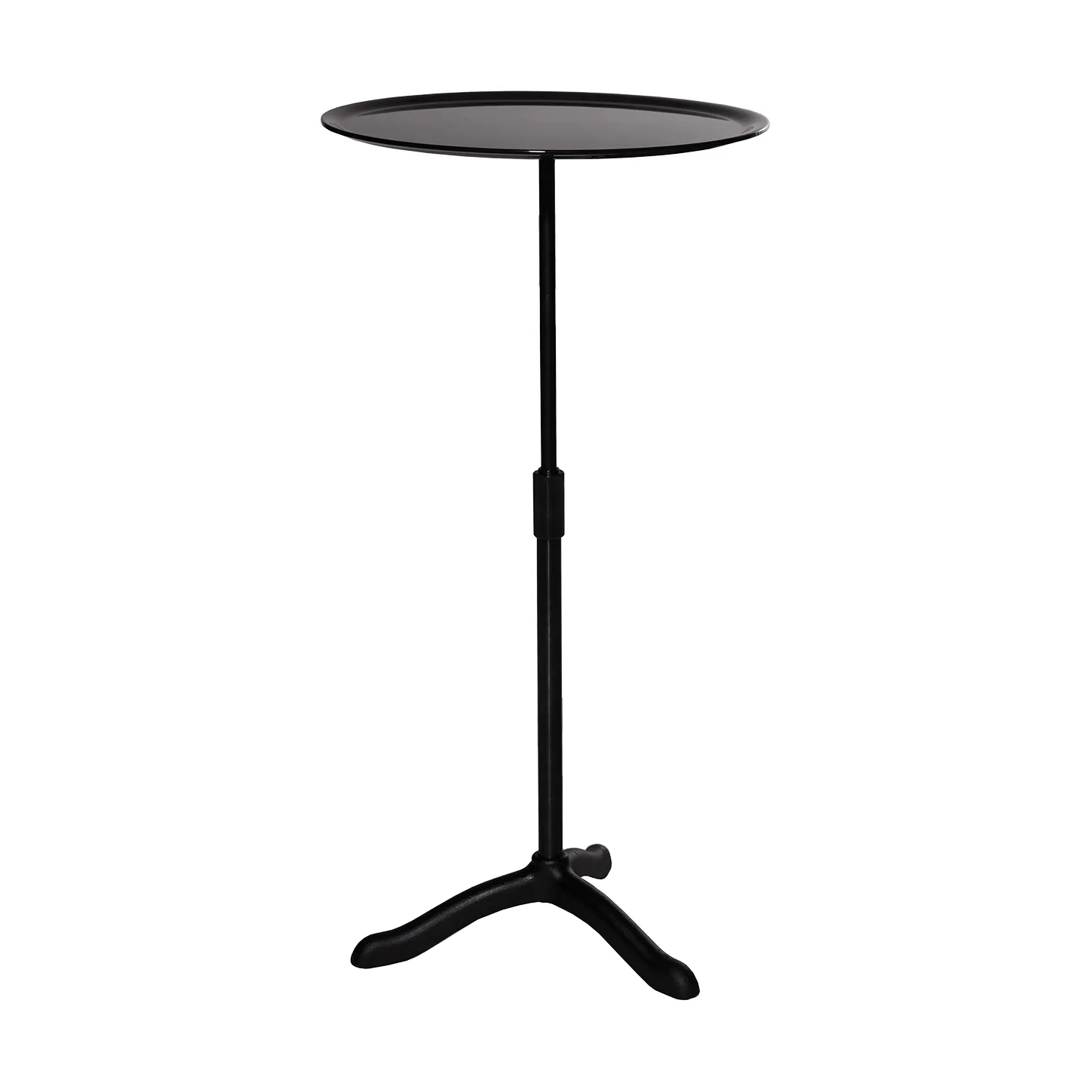 Cassis soffbord Ø37 cm, Black anodized aluminum-black Källemo