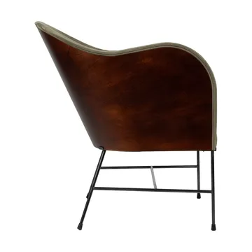 El Novillero fåtölj - Läder Nubuck 512-svart stativ - Källemo