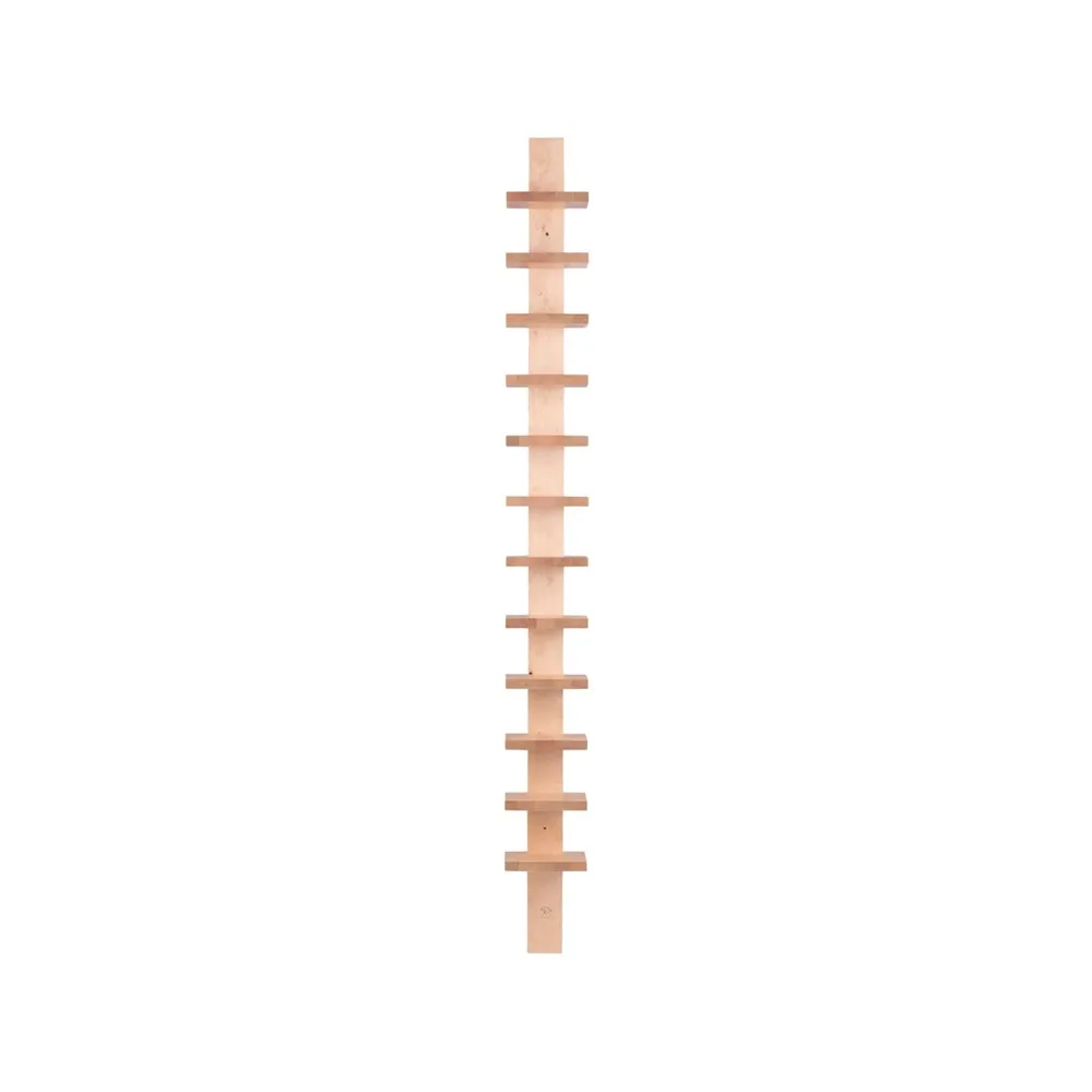 Pilaster vägghylla, Naturlackad björk Källemo