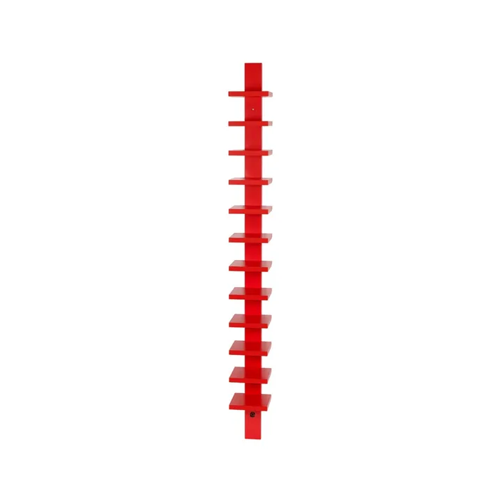 Pilaster vägghylla - Röd betsad - Källemo