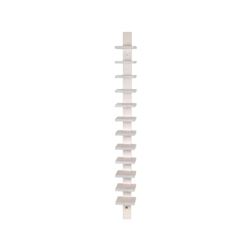 Pilaster vägghylla, Vitlaserad björk Källemo