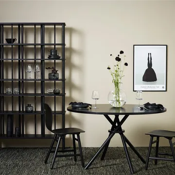 Level hylla/rumsavdelare hög - Grålack col.84, 75x190 cm - Karl Andersson & Söner