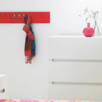 Ponoq klädhängare - 4 krokar ut svart, in vit - Karl Andersson & Söner