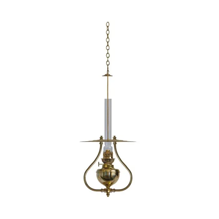 Ronneby taklampa 58 cm, Mässing Karlskrona Lampfabrik