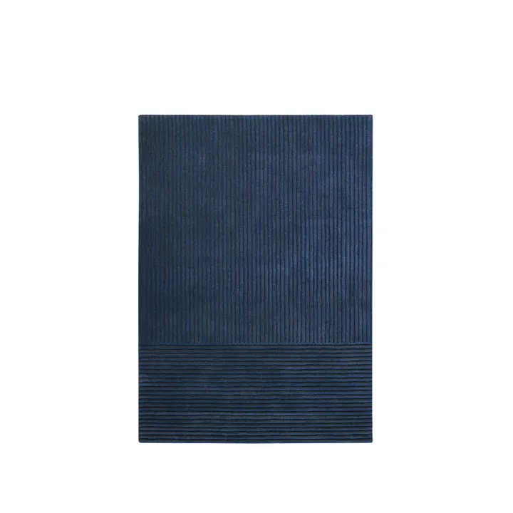 Dunes Straight matta - Blue, 170x240 cm - Kateha