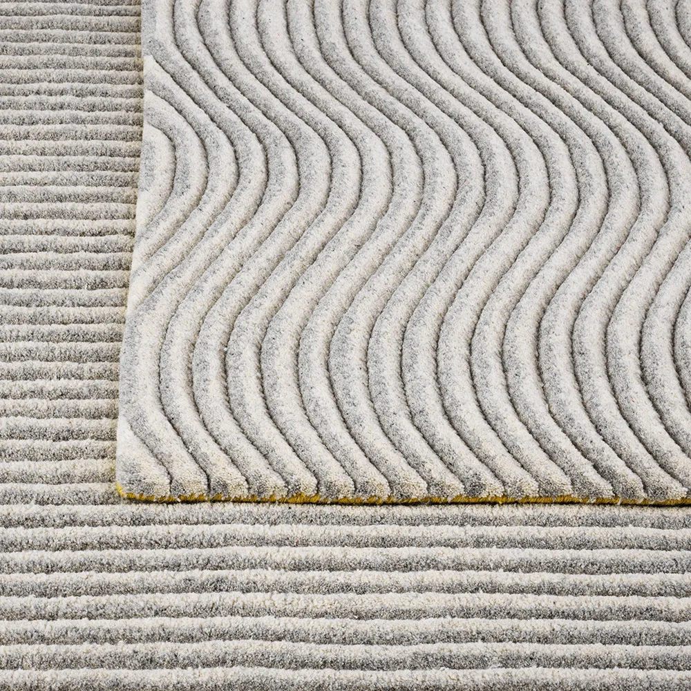 Dunes Wave matta, light grey, 200x300 cm Kateha