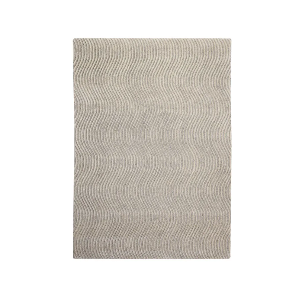 Dunes Wave matta, light grey, 200x300 cm Kateha