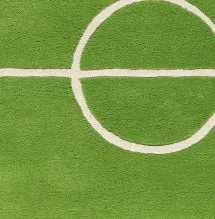 Football matta, Green, 120x180 cm Kateha