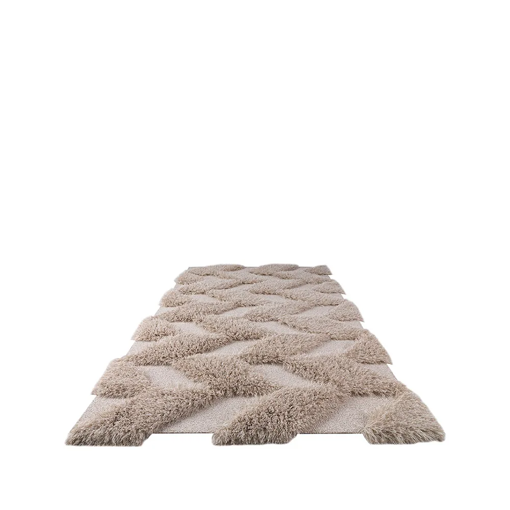 Herringbone Wild matta, light beige, 170x240 cm Kateha