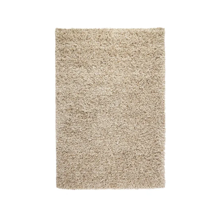 Shaggy matta - white/beige, 200x300 cm - Kateha