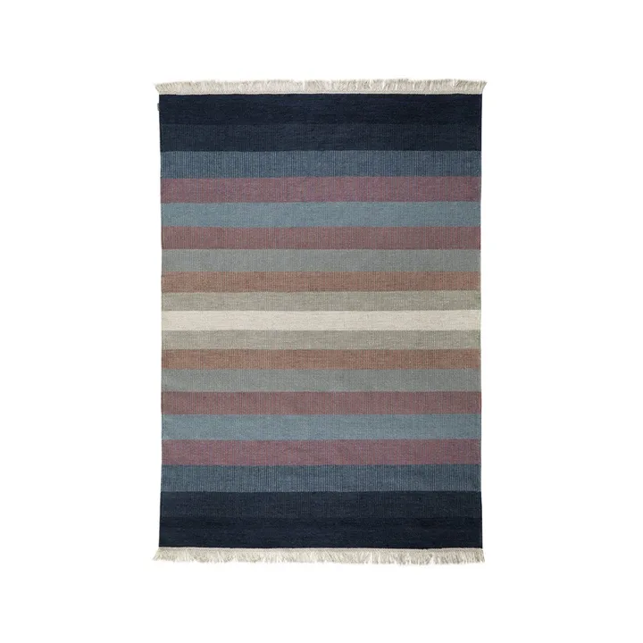Tofta Wave Matta - Blue, 170x240 cm - Kateha