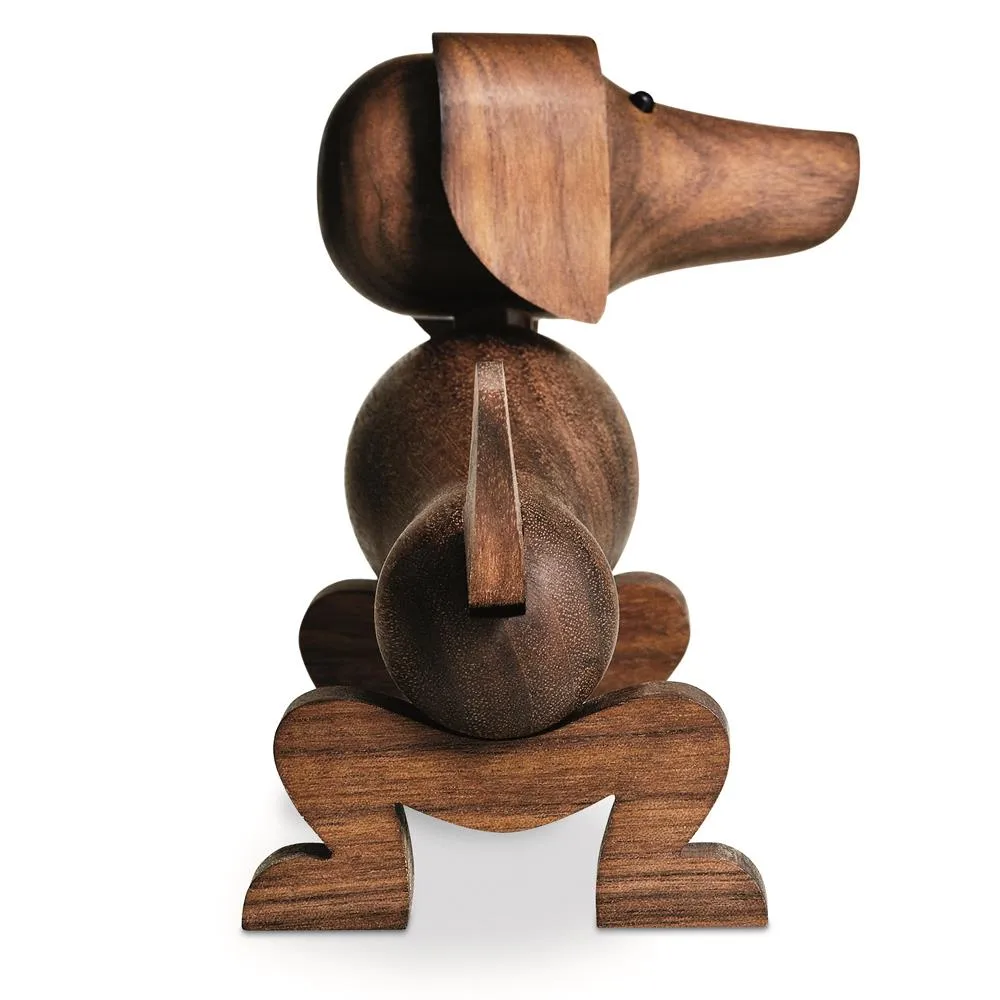 Kay Bojesen hund 18,5 cm, Valnöt Kay Bojesen Denmark
