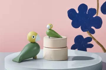 Liv & Lykke lovebirds 1 set - Grön - Kay Bojesen Denmark