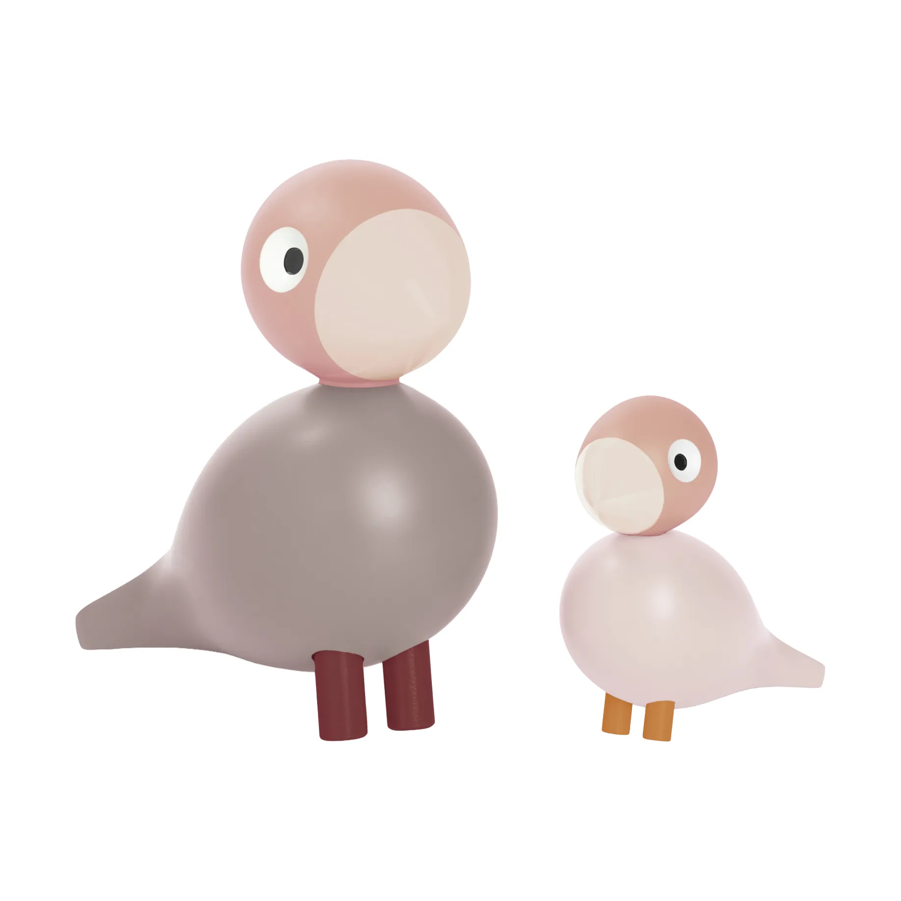 Liv & Lykke lovebirds 1 set, Rosa Kay Bojesen Denmark