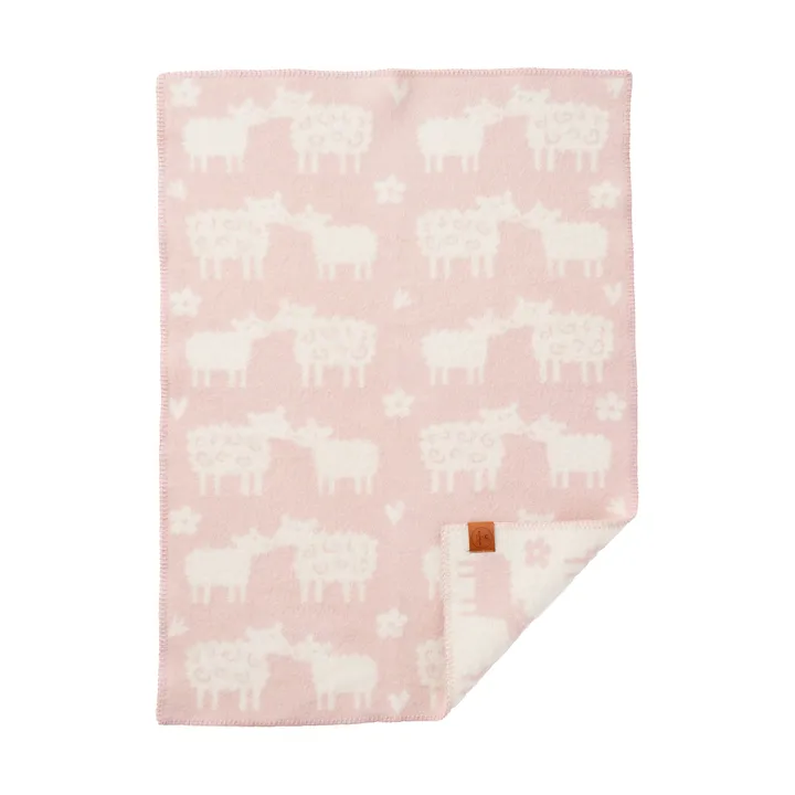Bää barnfilt ull - Soft pink, 65x90 cm - Klippan Yllefabrik