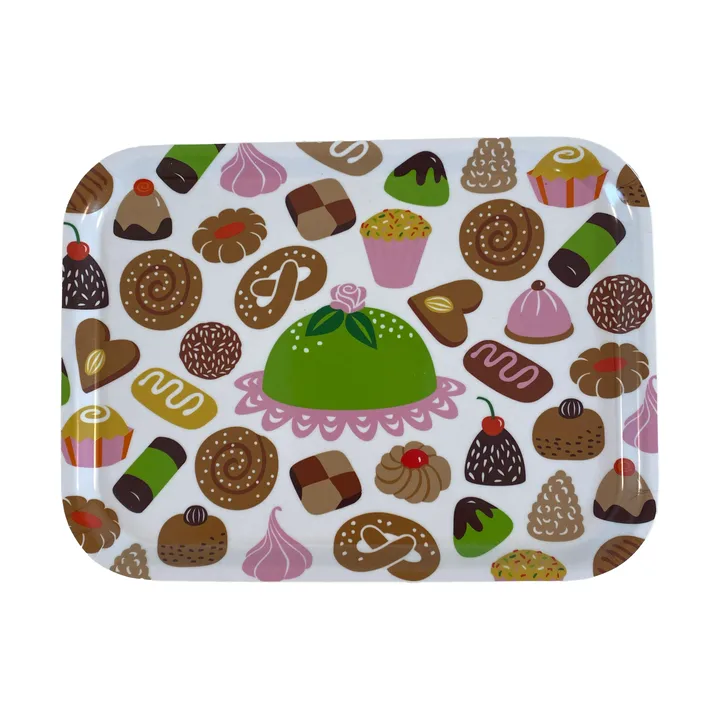 Fika serveringsbricka - 20x27 cm - Klippan Yllefabrik