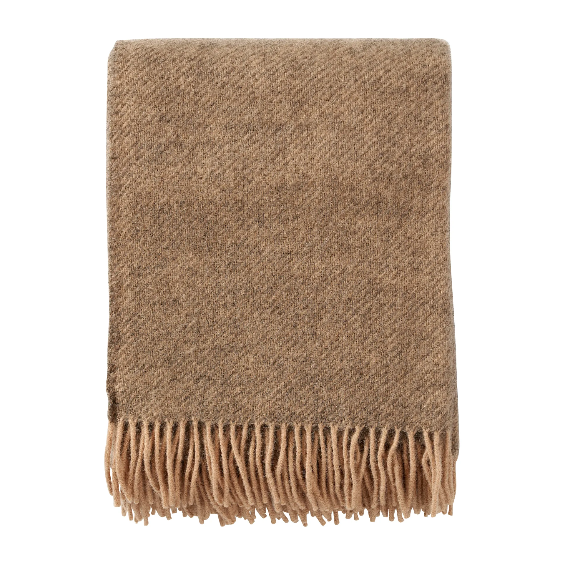 Gotland ullpläd 130x200 cm, Beige Klippan Yllefabrik