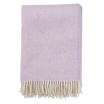 Preppy pläd - Lilac - Klippan Yllefabrik