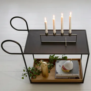 Anno Domini adventsljusstake - Rostfritt stål - KLONG