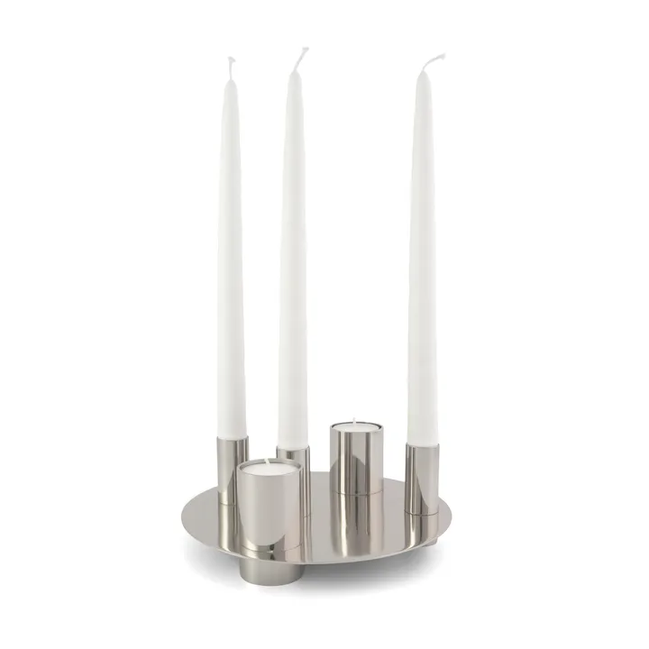 Awa ljusstake - Nickel - KLONG