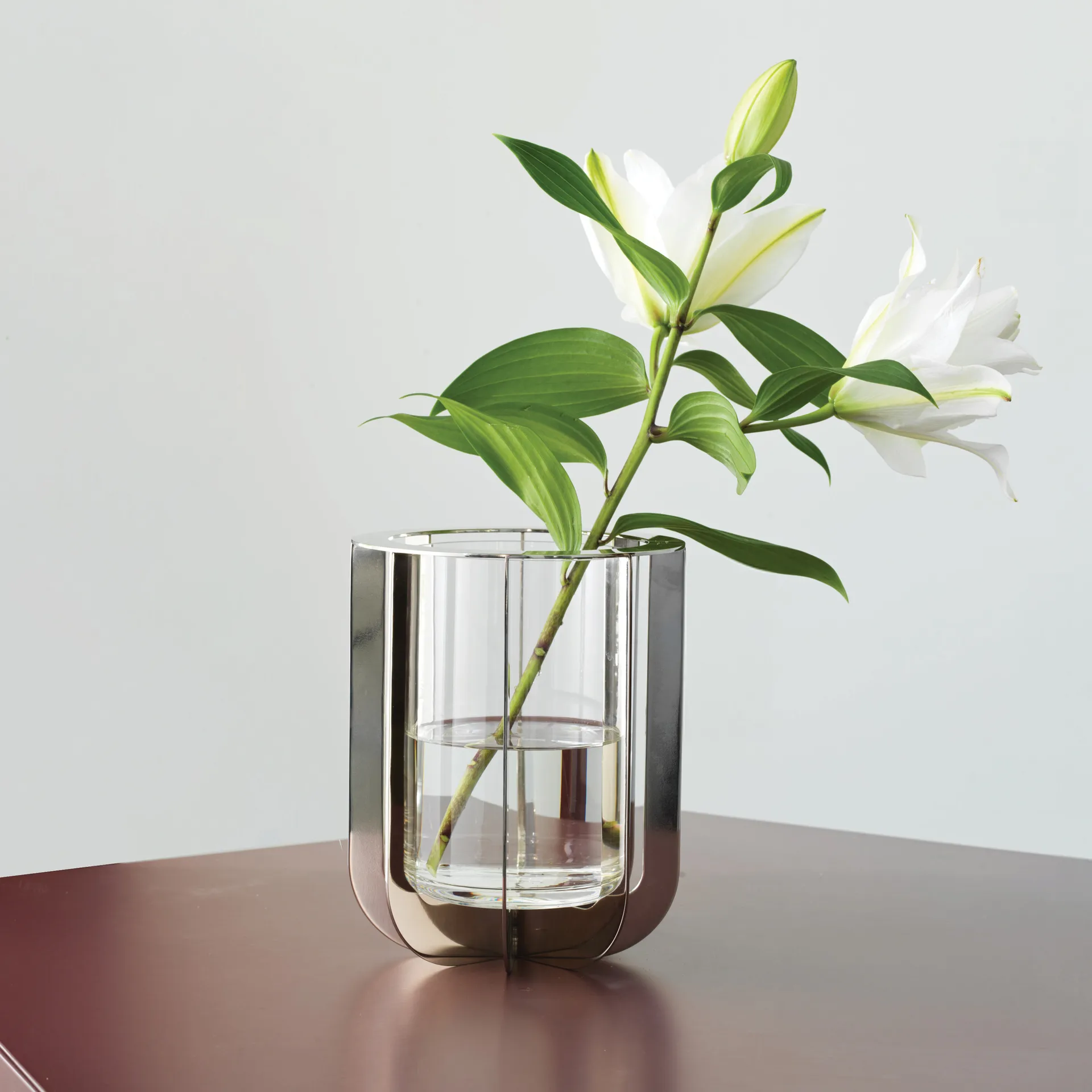 Jazz vas 20 cm, Silver KLONG