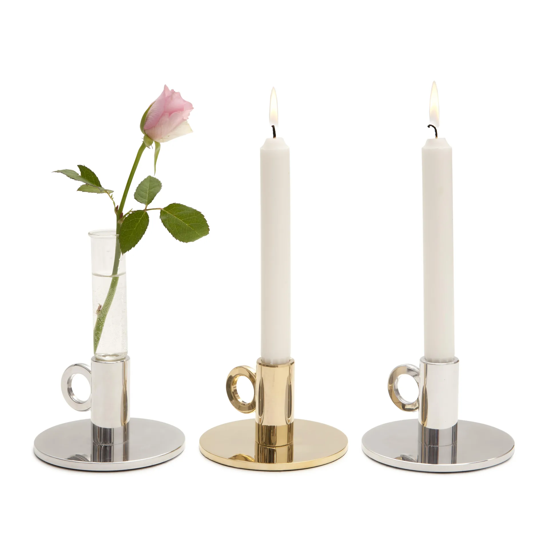Vesper ljusstake, aluminium KLONG