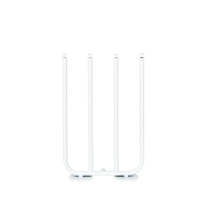 December 4 ljusstake - vit - Konsthantverk